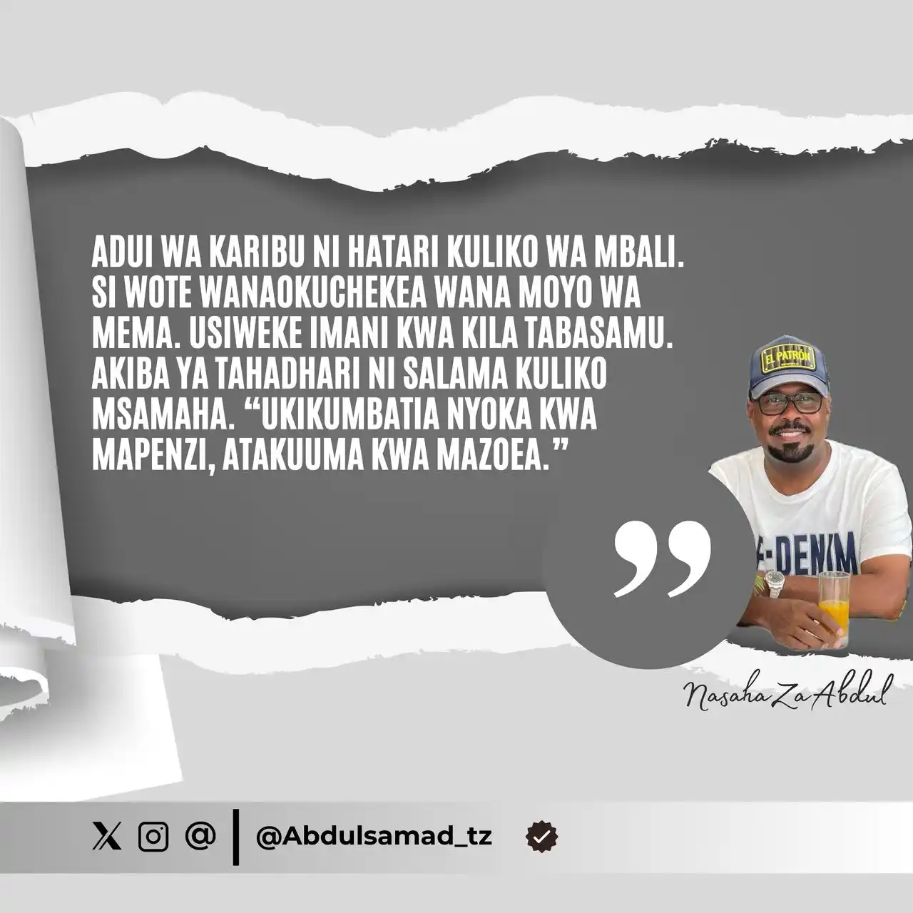 Abdulsamad Channel  post