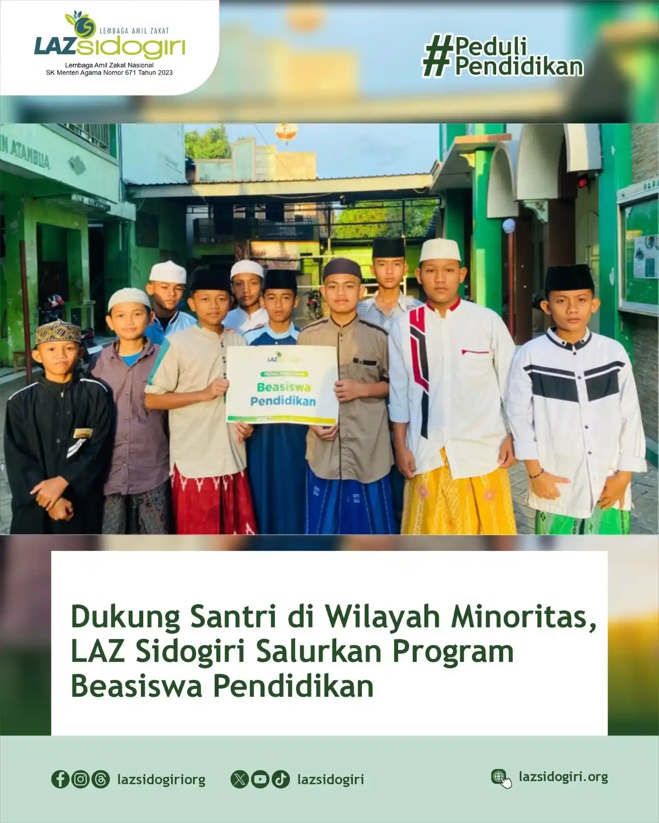 Image from LAZ Sidogiri: Atambua Selatan – Belu, NTT, Sabtu (17/05/2025) — Sebagai bentuk komit...