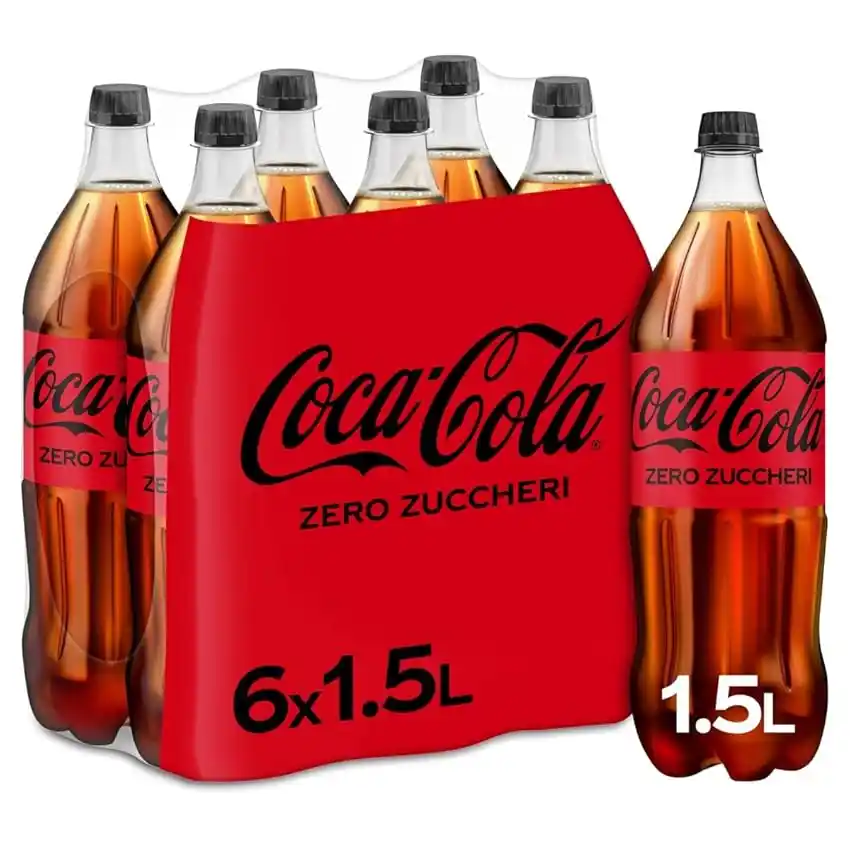 Image from PrezzoFolle: 🛍 _Coca-Cola Zero Zuccheri – 6 Bottiglie da 1.5 L, Tutto il Gusto del...