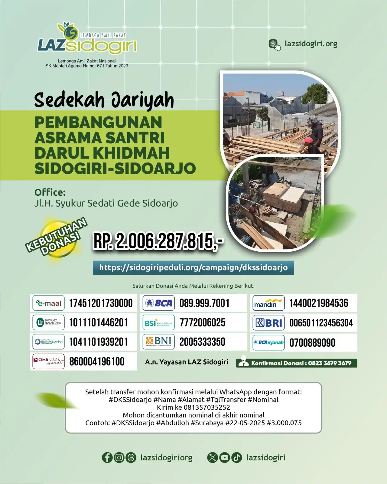 Image from LAZ Sidogiri: Darul Khidmah sidogiri (DKS) Sidoarjo, merupakan salah satu pesantren ...