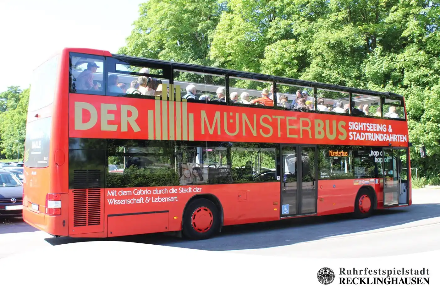 Image from Stadt Recklinghausen: Die nächste Cabriobustour startet am Samstag, 14. Juni, um 11 Uhr am K...