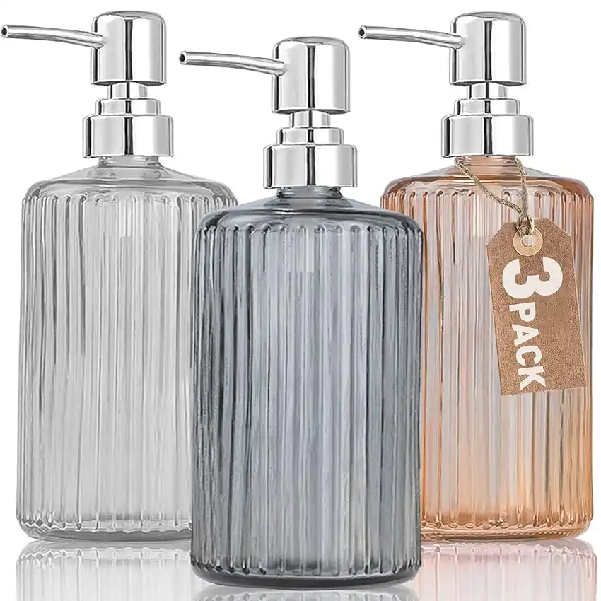 Image from PrezzoFolle: 🛍 _Dispenser di sapone liquido in vetro da 500 ml, dispenser di sapon...
