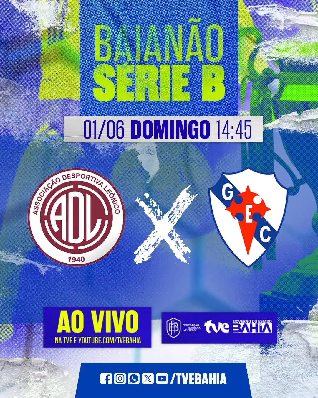 Image from TVE Bahia: Domingo é dia de confronto no Baianão Série B! Leônico e Galícia se ...