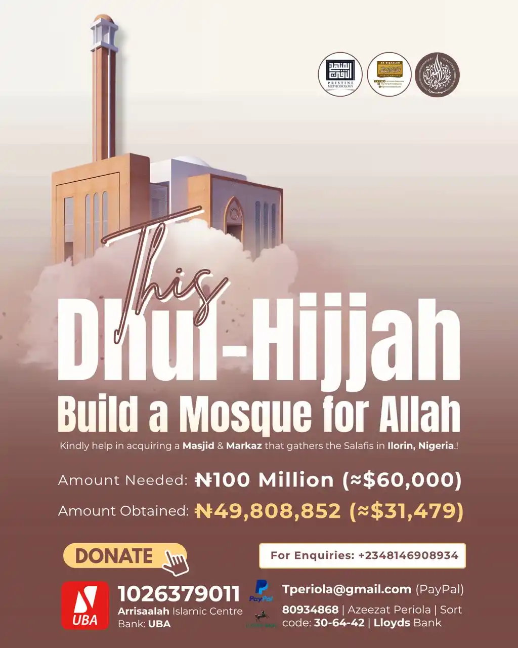 Dawrah Al-‘Allāmah ‘Ubayd Al-Jābirī, Nigeria post