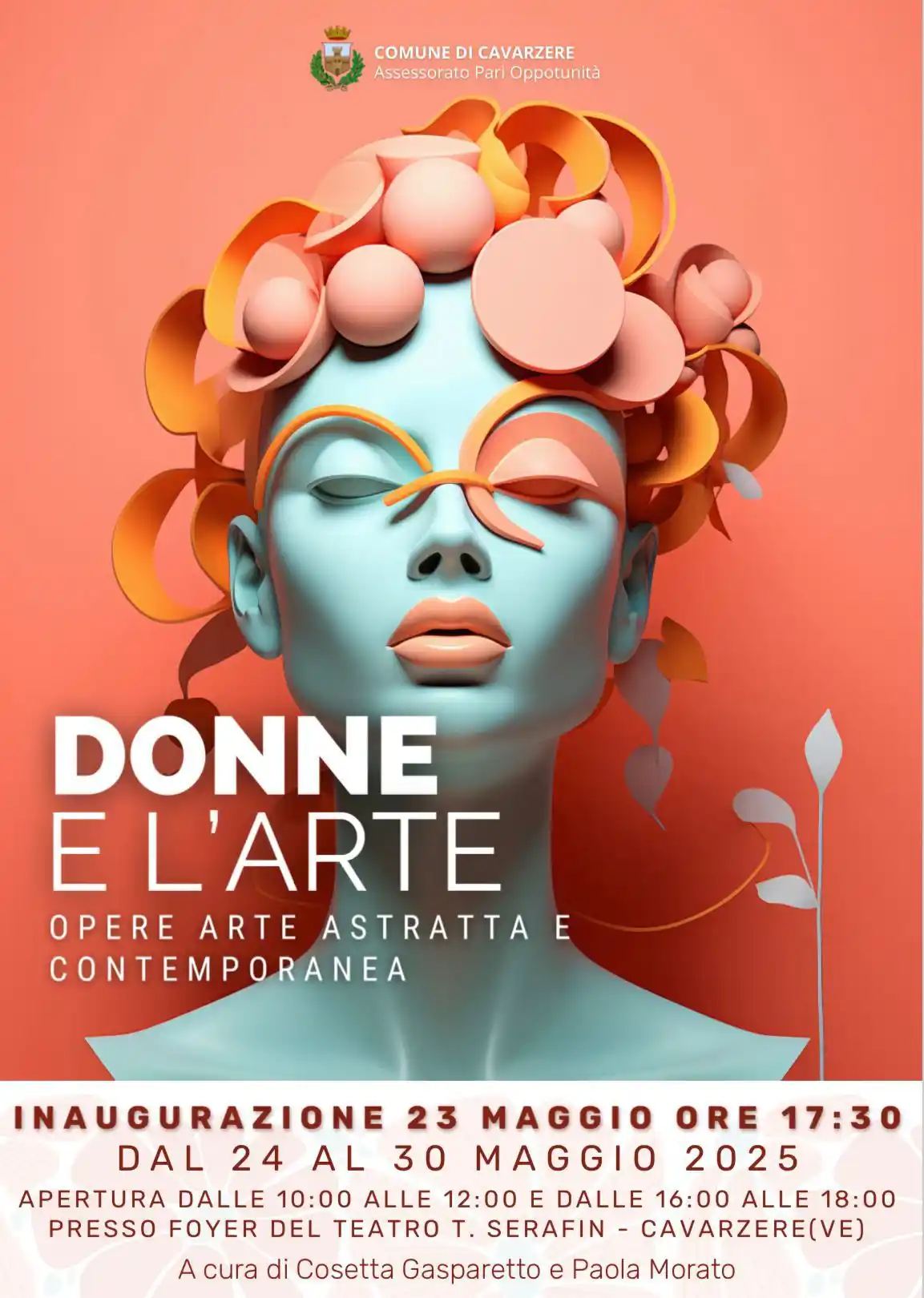 Image from Comune di Cavarzere: 🎨 DONNE E L'ARTE 🖌️ Opere di arte astratta e contemporanea Il Comun...