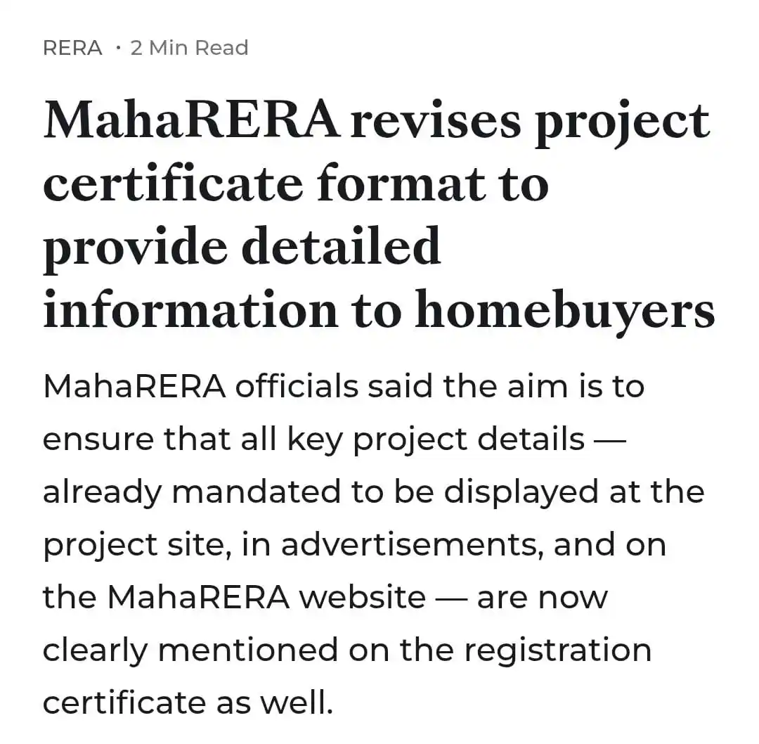 Image from Thane Real Estate By Amit Vaswani, Property Consultant: https://timesofindia.indiatimes.com/city/pune/new-maharera-project-cer...