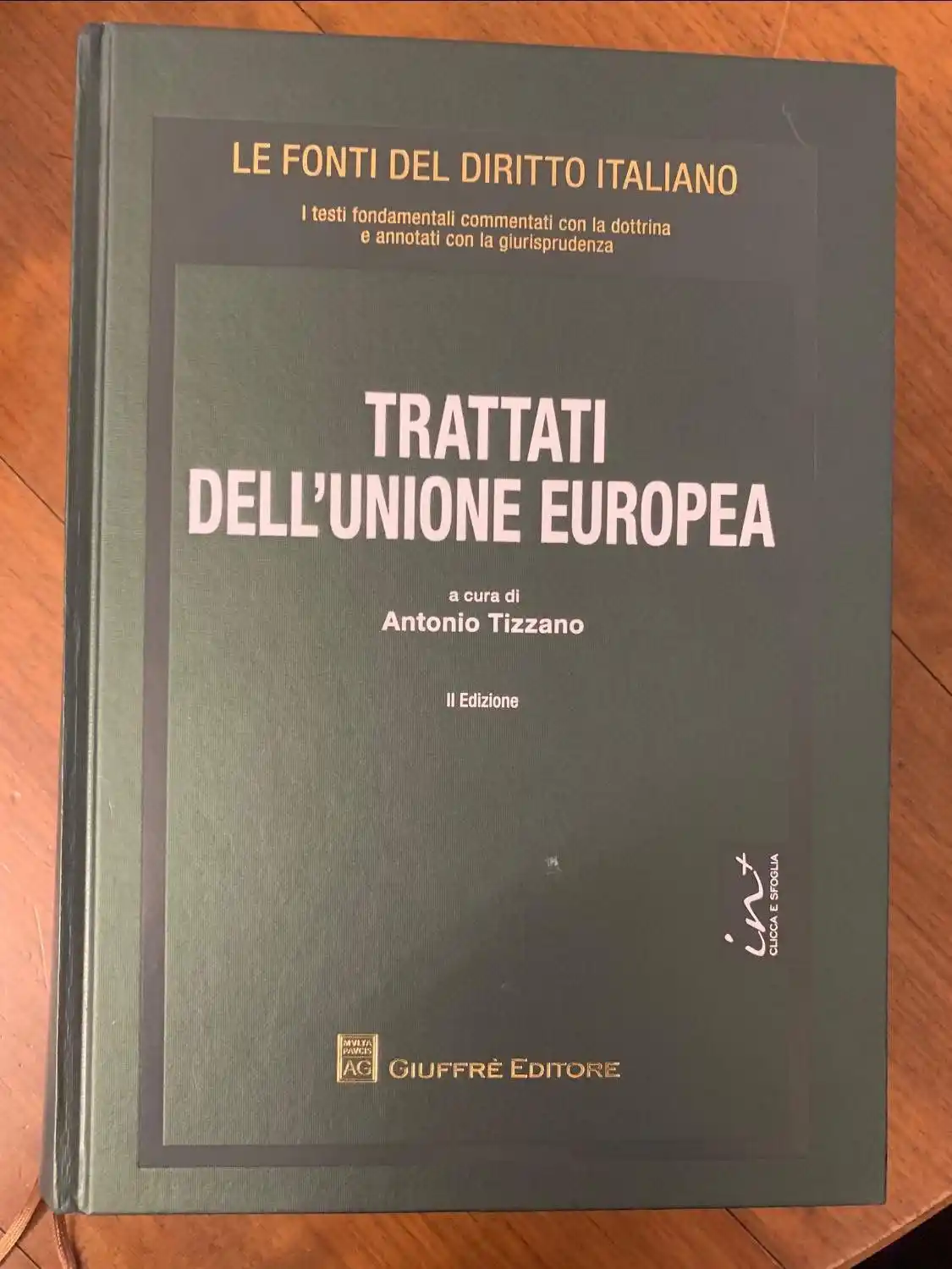 Image from Un caffè col Presidente : 📘Il libro del giorno Trattati dell’Unione europea, le fonti del dirit...
