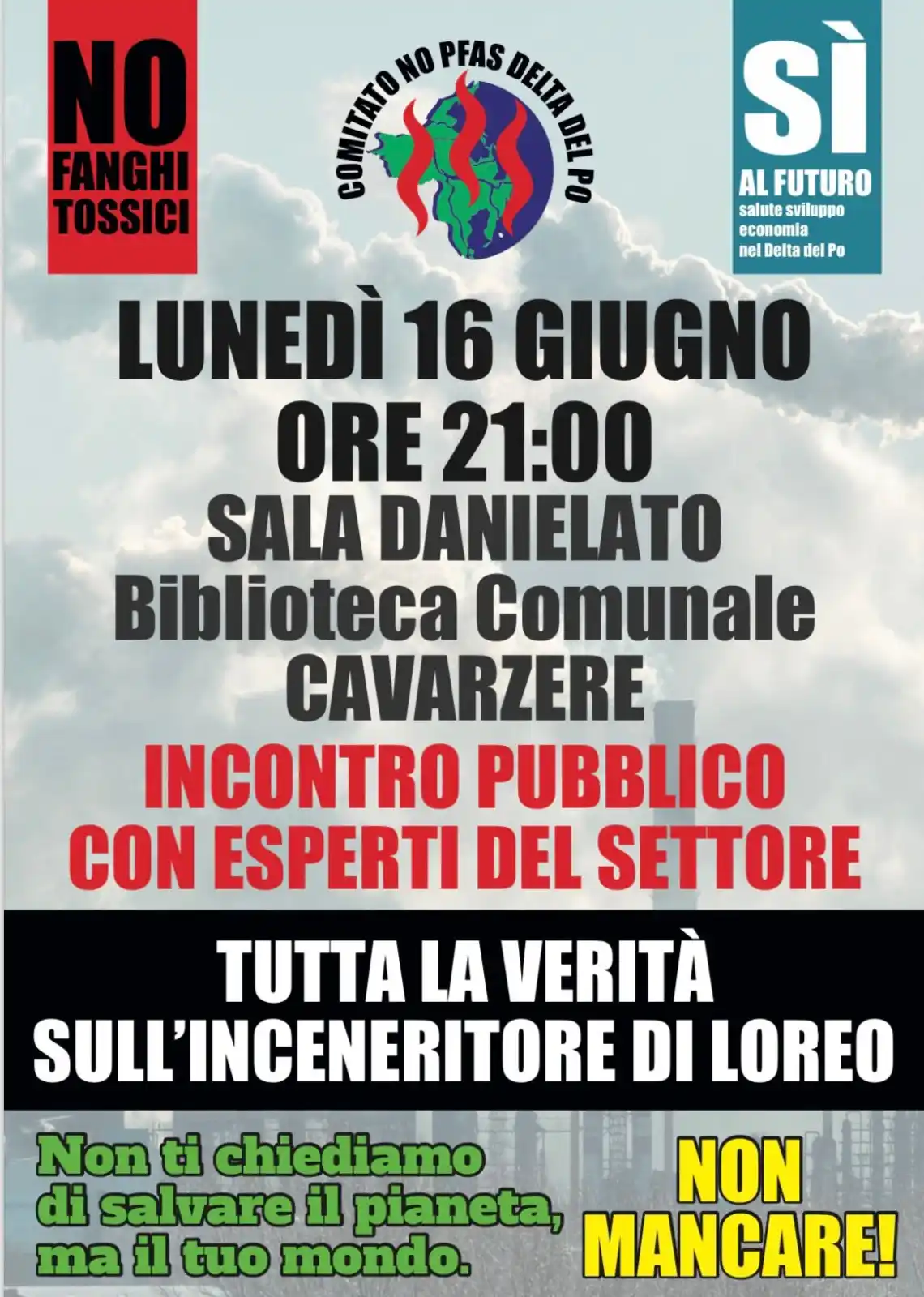 Image from Comune di Cavarzere: 📢 INCONTRO PUBBLICO APERTO A TUTTI! 📅 Lunedì 16 Giugno 🕘 Ore 21:00 ...