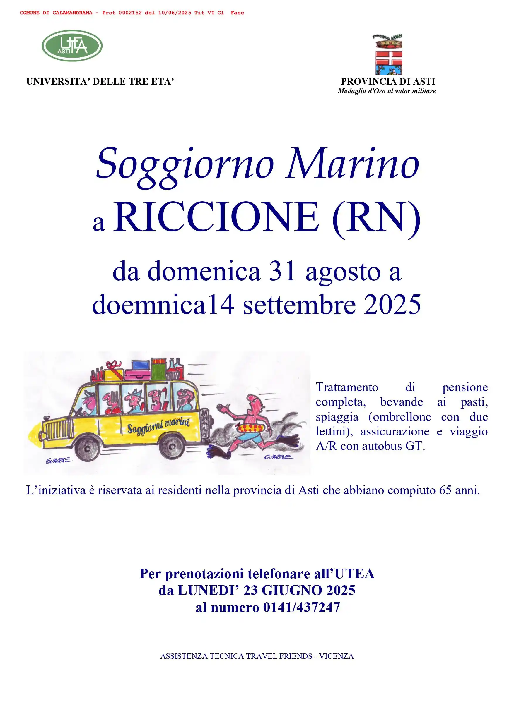 Image from Comune di Calamandrana: ℹ️Provincia di Asti e l’Univesità delle tre età organizzano il “Soggio...