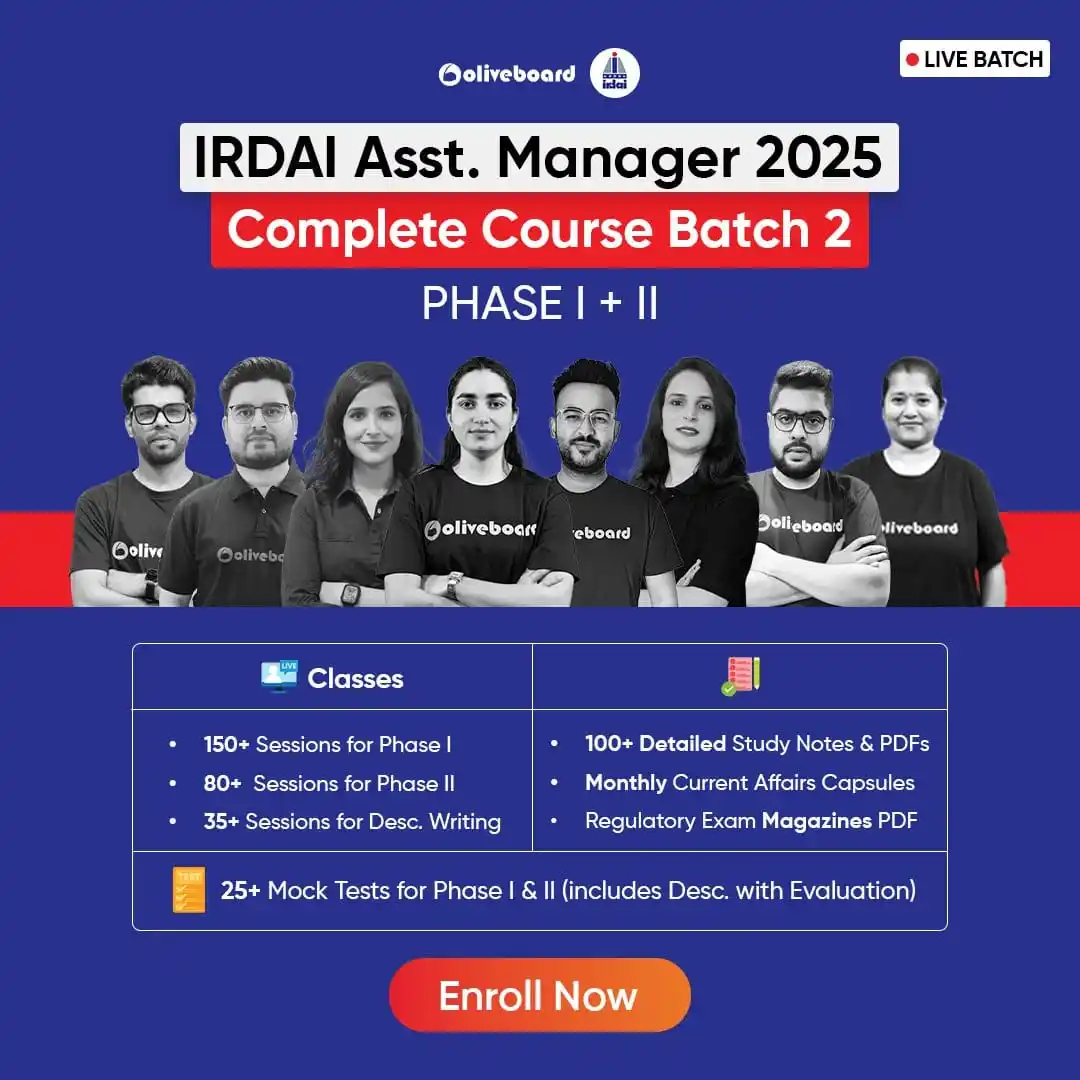 Image from RBI NABARD Exam Preparation: 🔊 IRDAI Asst. Manager Complete Course ~ LIVE Batch Launched! 🎯 Live...