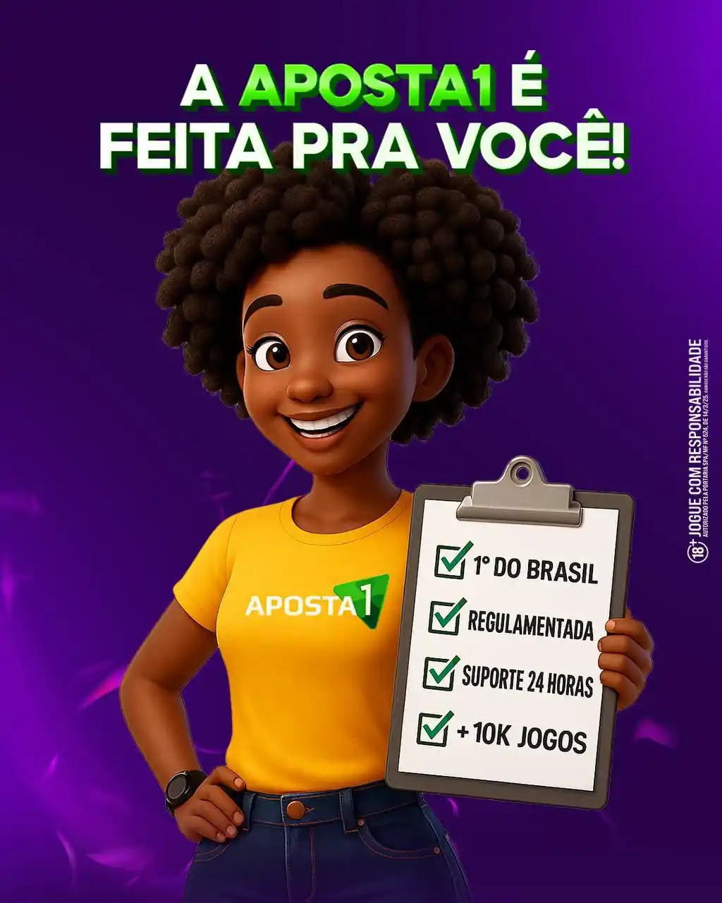 Image from Aposta1 - Canal Oficial: Já sabe né? Nessa segunda a diversão pede segurança e responsabilidade...