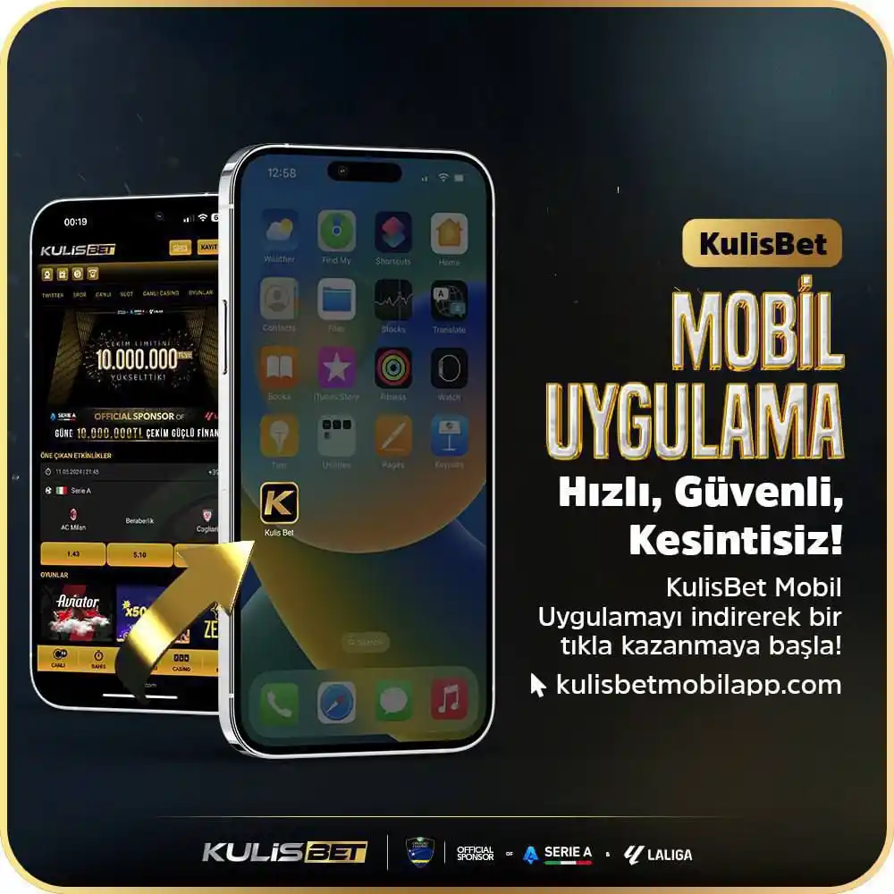 Image from KULİS: 👑 KULİSBET Mobil Uygulaması ile Bahis Keyfi Tek Tıkla Elinizin Altınd...