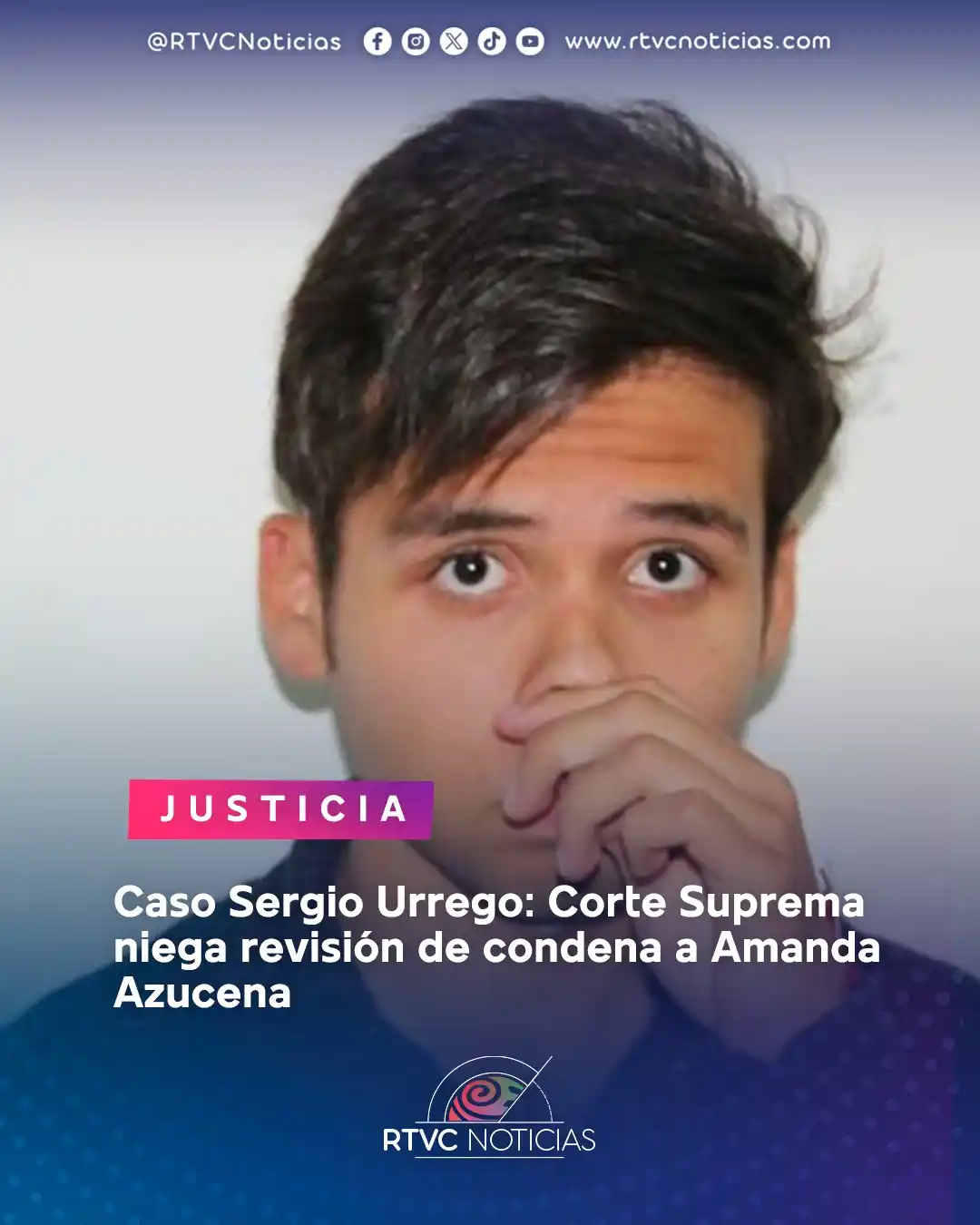 Image from RTVC Noticias 🇨🇴: 👩⚖️⚖️La Corte Suprema de Justicia negó la revisión de la condena con...