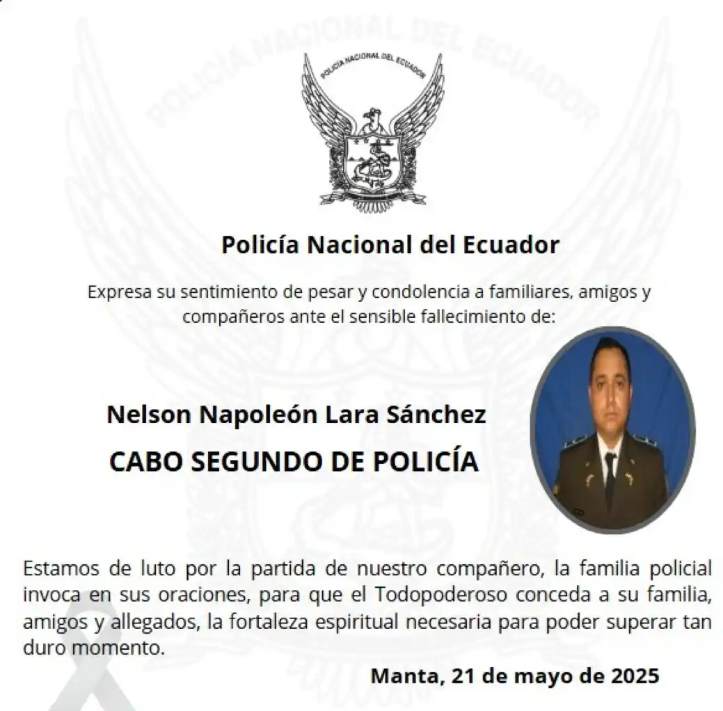 Image from Comunidad 3.01: *LAMENTAMOS INFORMAR*🕊️ Esta tarde, nuestro compañero Cabo Segundo ...