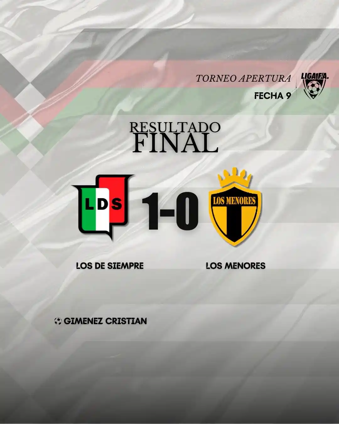 Image from Los De Siempre ❤️💚: 🔥 MADRUGARON LOS MAYORES 🔥 LDS 💚❤️ venció esta mañana a los Menore...