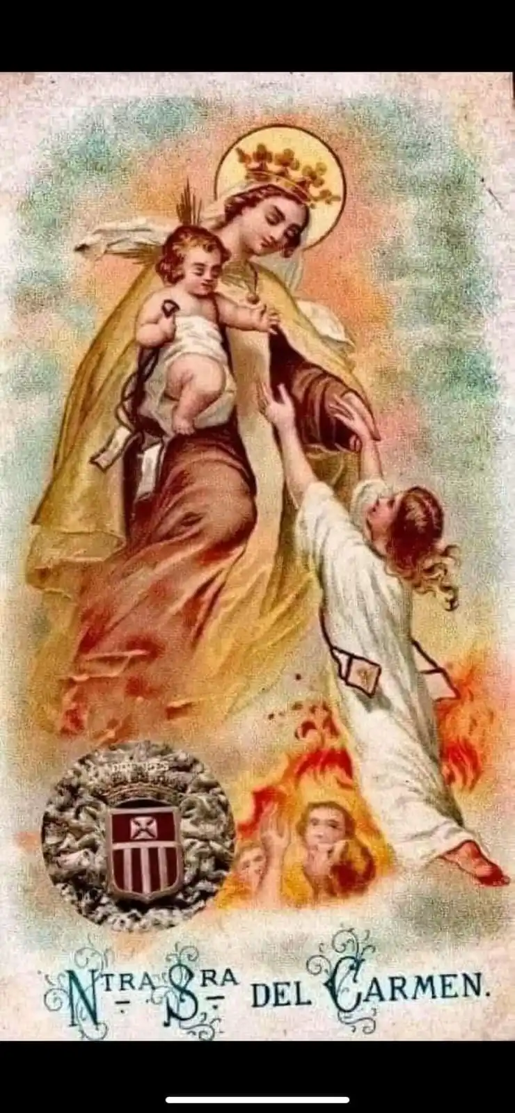 Image from DIVINE RETREAT UPDATES AND PRAYERS: Mary, Queen of Purgatory! I beg you in a very special way, for those s...