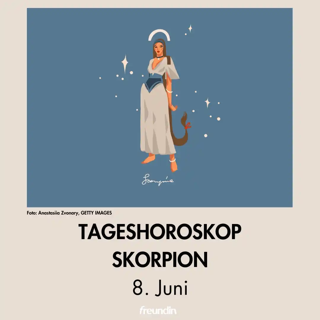 Image from freundin | Sternzeichen Skorpion Horoskop ♏: Momentan spürst du dich und deine Gefühle besonders deutlich. Zum ganz...