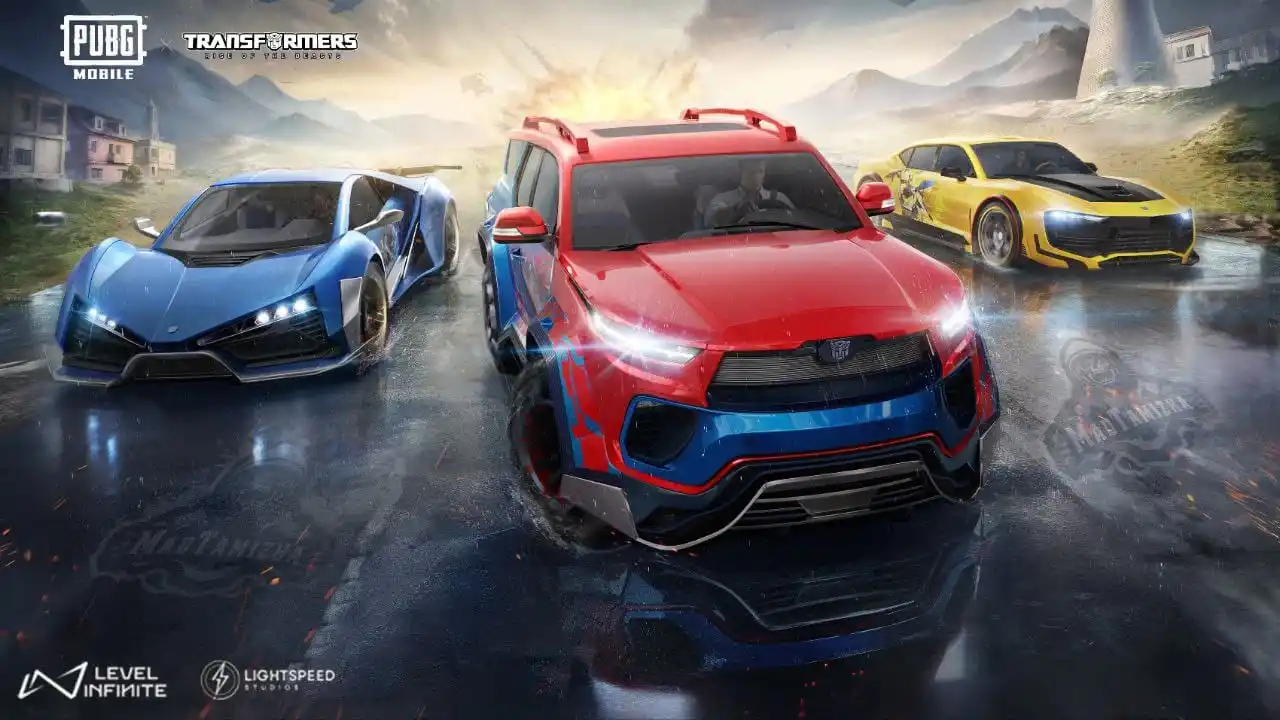 Image from PASHTON YT: New Super Car's Confirm ✅ Hogyi 👍 PUBGM x Transformers...