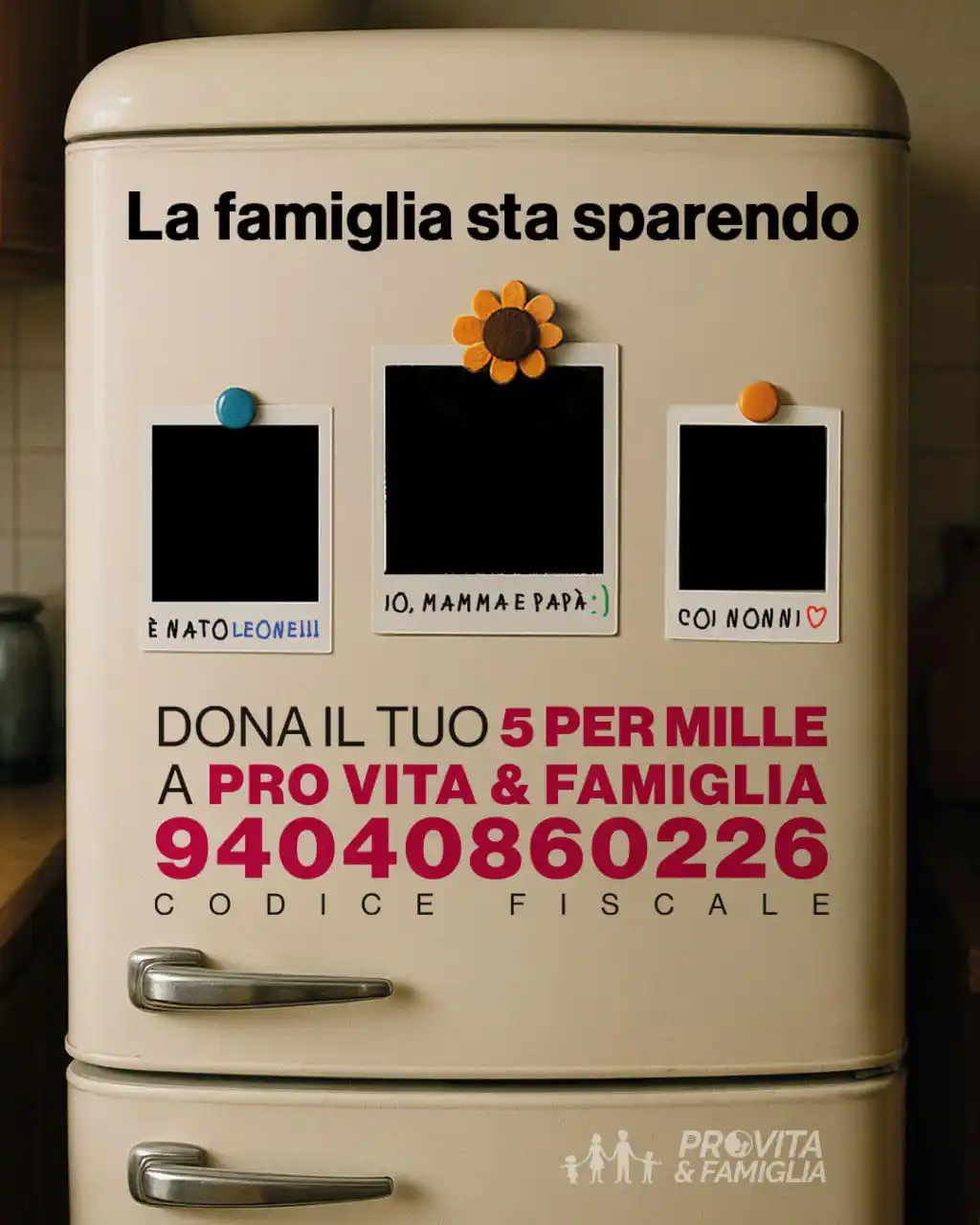Image from Pro Vita & Famiglia : Non fare sparire la Famiglia! Dona il tuo 5xmille a Pro Vita & Famigl...