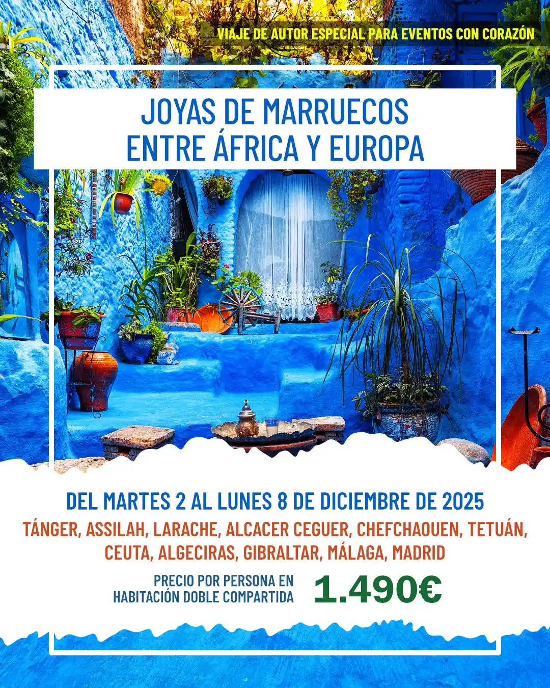 Image from Viajes Eventos con Corazón: 🕌 ¡Nos vamos a Marruecos y Gibraltar en el Puente de Diciembre! Ver ...