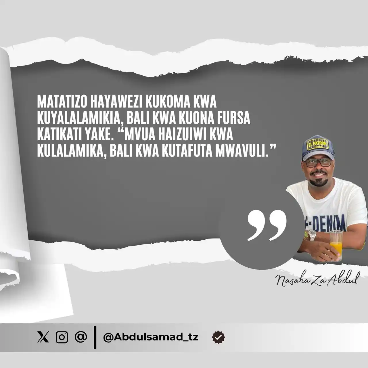 Abdulsamad Channel  post