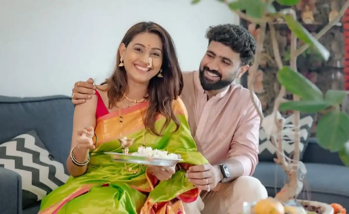 Image from NDTV Marathi: Reshma Shinde Vat Purnima: 'घरोघरी मातीच्या चुली' फेम अभिनेत्रीची पहिल...