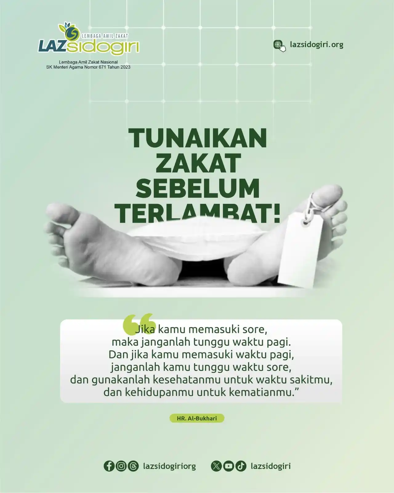Image from LAZ Sidogiri: Sahabat, di antara batu sandungan terbesar dalam hidup kita adalah men...