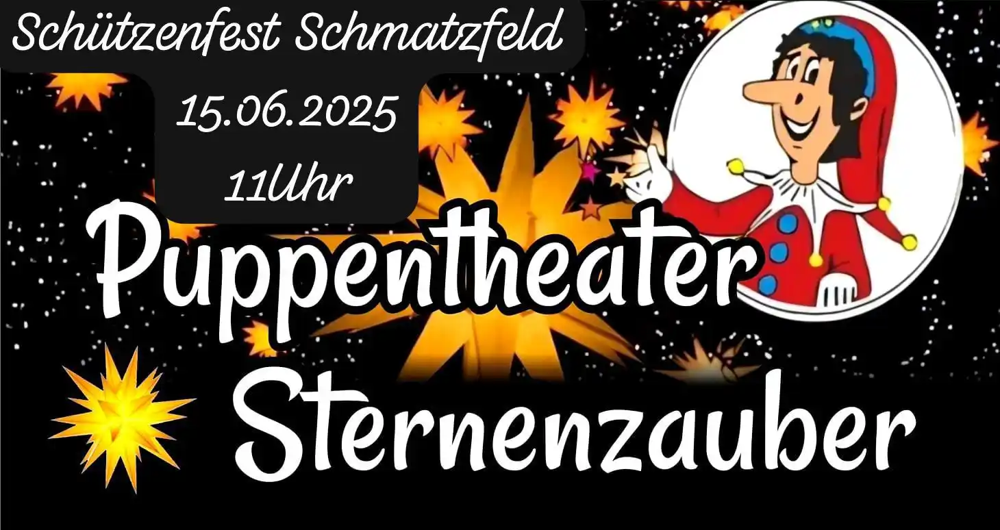 Image from Veranstaltungen in Osterwieck und Umland: 📍Schmatzfeld Claudio Mühle kommt mit seinem Puppentheater nach Schmat...