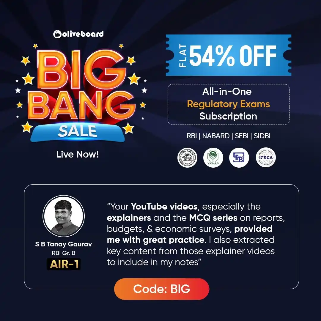 Image from RBI NABARD Exam Preparation: 💥 The BIG BANG Sale is LIVE! Get 54% OFF Today on All RBI, NABARD, S...