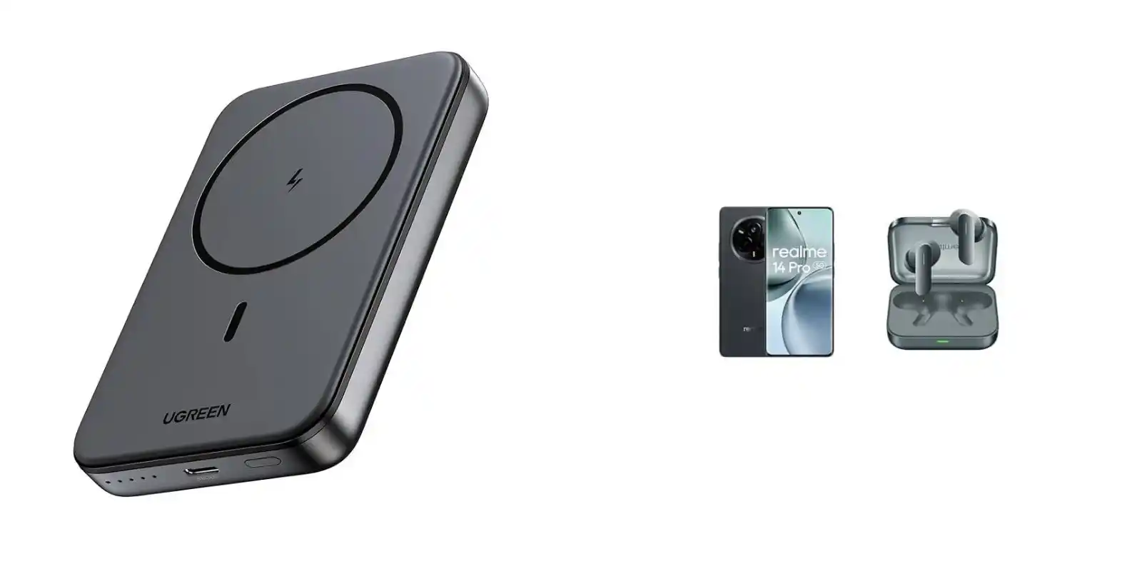 Image from PrezzoFolle: 🛍 _UGREEN Nexode Power Bank Magnetico 10000mAh, Caricatore Portatile ...
