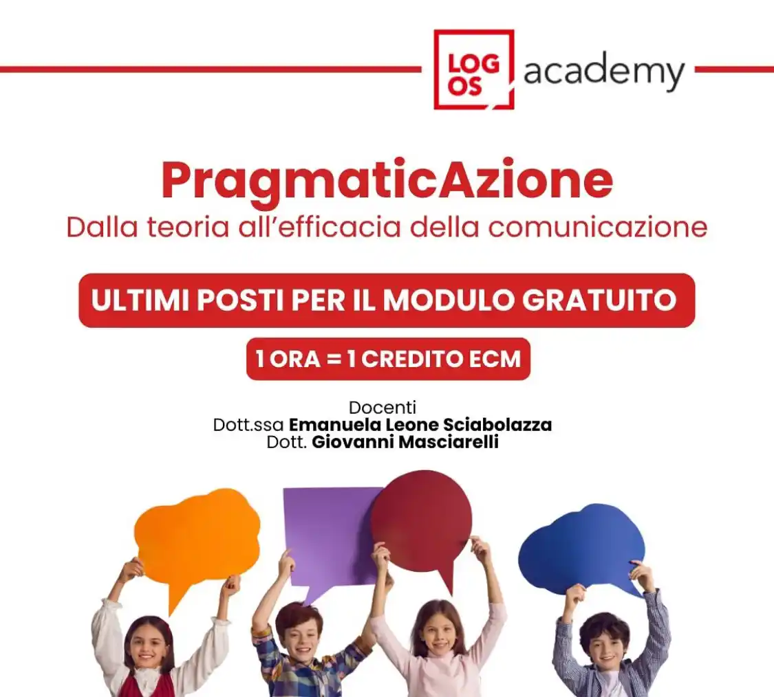 Image from Logos Academy: 🟥 ULTIMI POSTI corso sulla Pragmatica - 1 CREDITO ECM GRATIS 🟥 Prag...