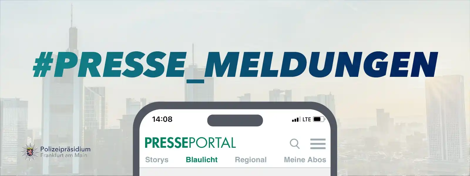 Image from Polizei Frankfurt am Main: *Unsere heutigen Meldungen:* 🗞️⬇️ 🚧 Gestern Morgen überquerte ein 8...