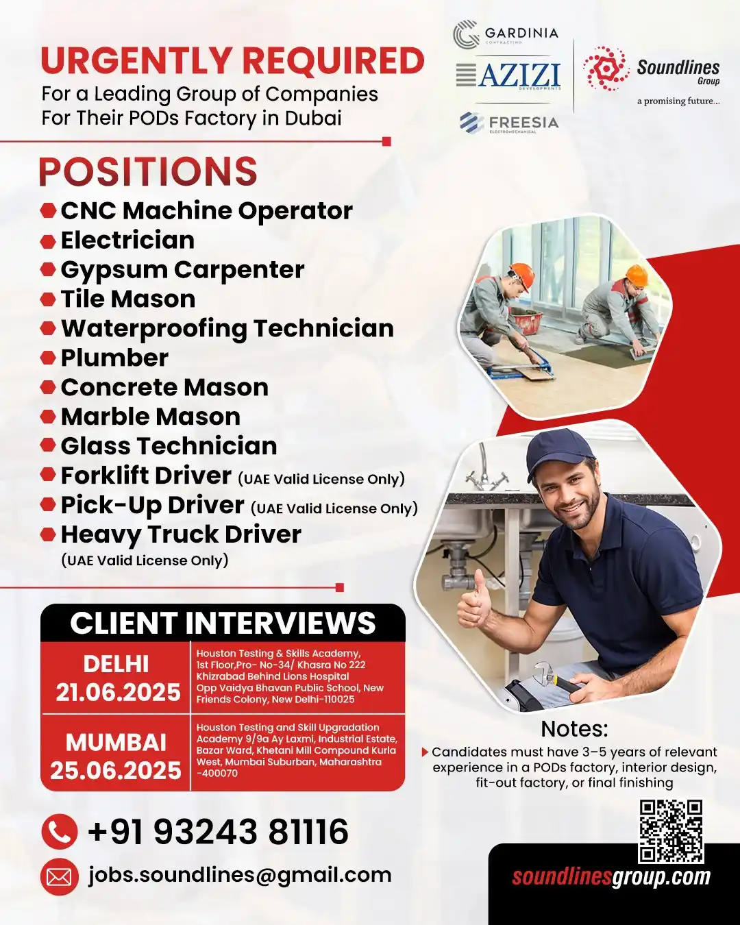Image from SoundlinesGroup: URGENTLY REQUIRED For a Leading Group of Companies For Their PODs Fac...