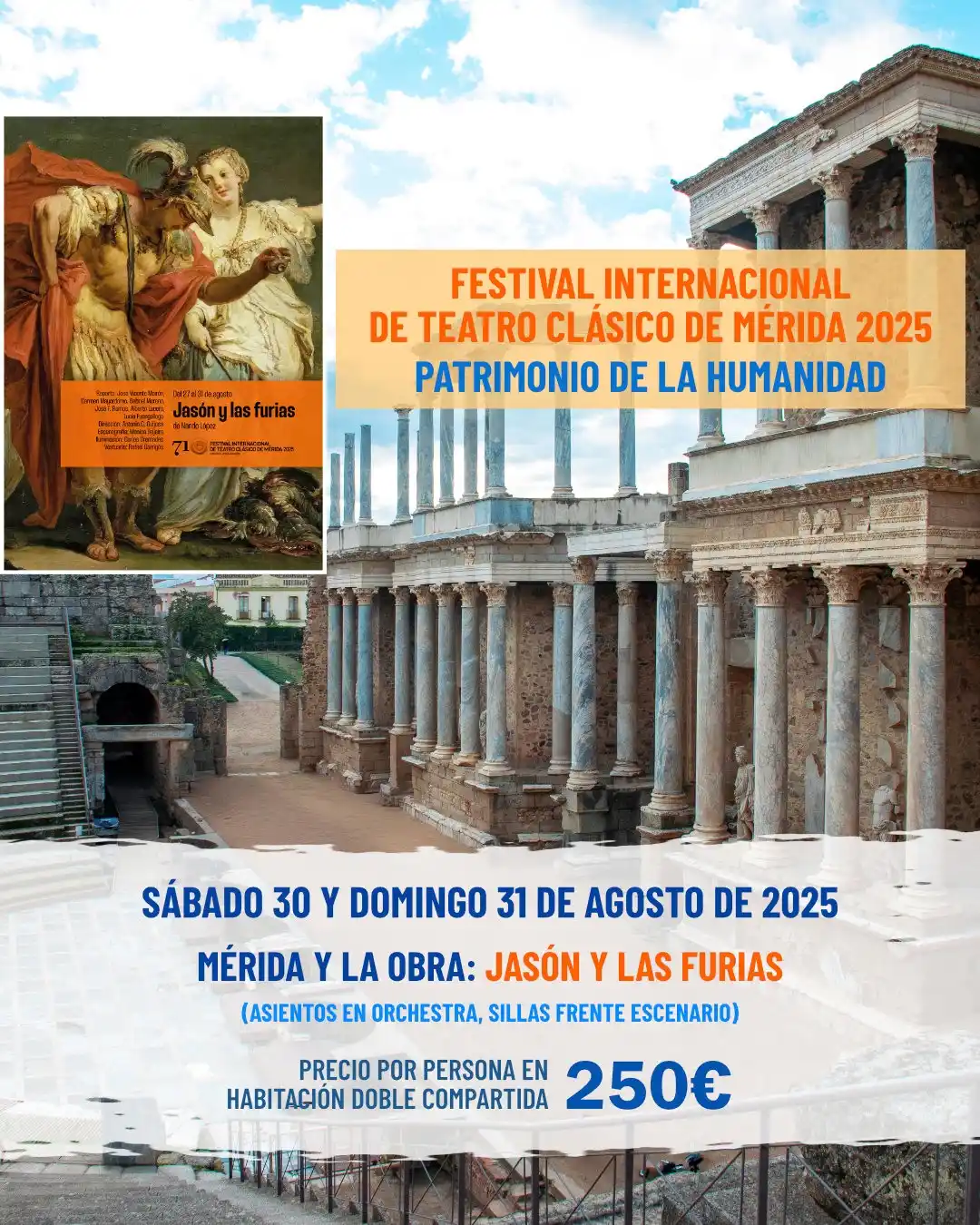 Image from Viajes Eventos con Corazón: 🎭 ¡Viaje cultural a Mérida con teatro incluido! Ver Viaje 👀 👉 http...