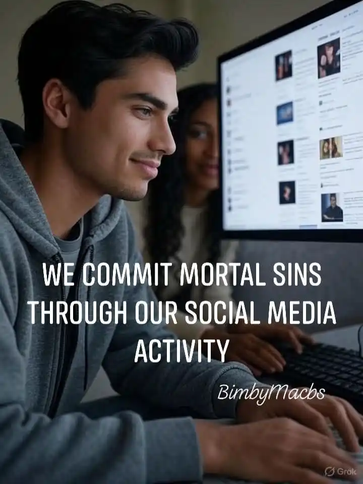Image from DIVINE RETREAT UPDATES AND PRAYERS: *We Commit Mortal Sins Through Our Social Media Activity.* *_Reflecti...