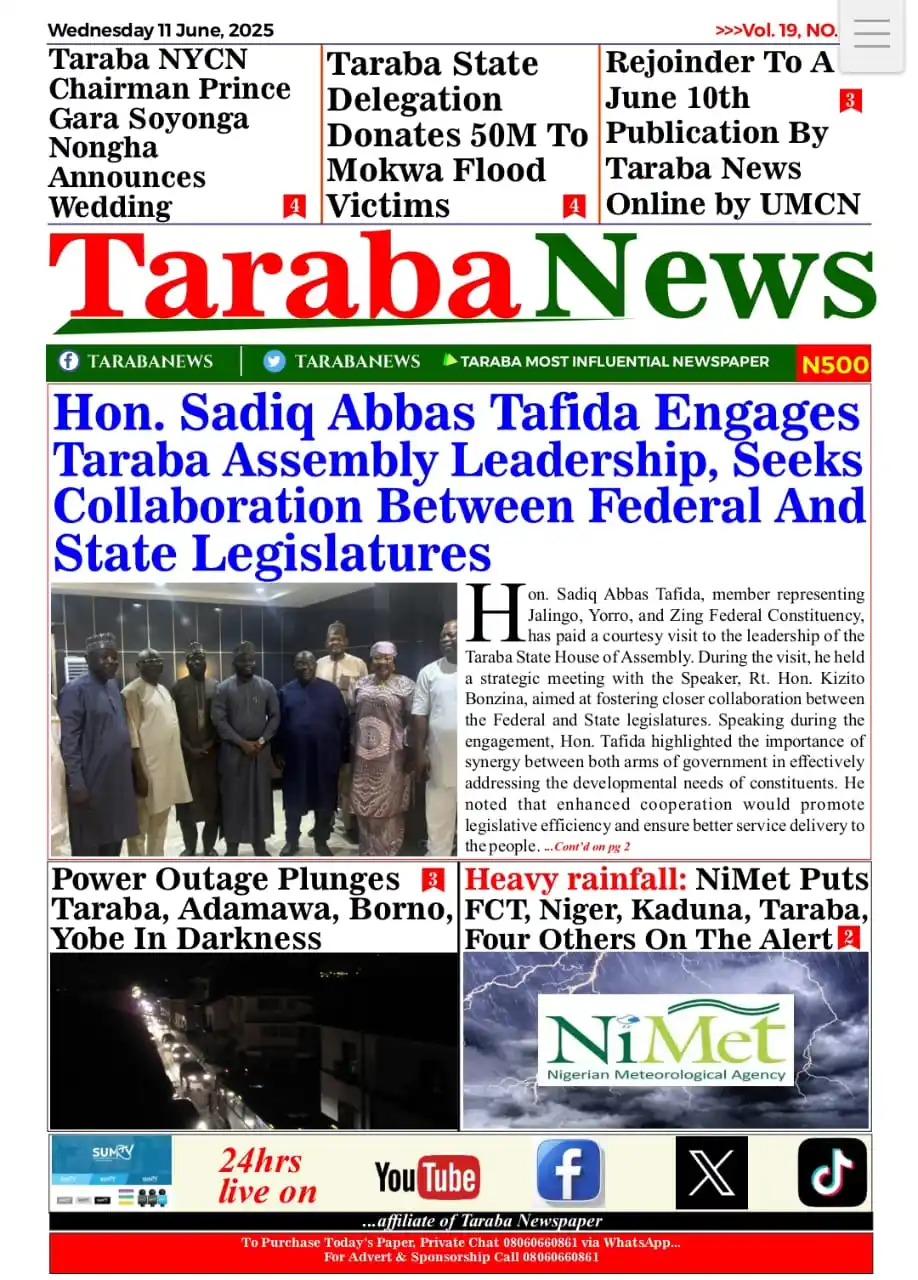 Taraba News post