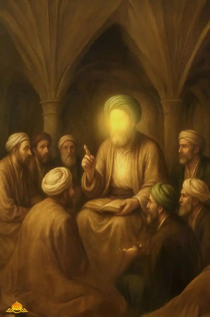 Image from مركز سيد الشهداء عليه السلام: *عن جابر بن يزيد قال: خرجت مع أبي جعفر (الباقر ع) وهو يريد الحيرة، فلم...