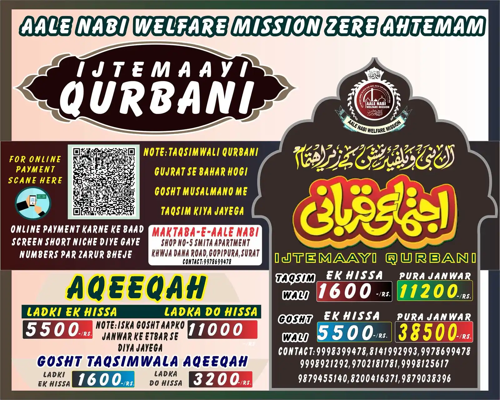 Image from Aale Nabi Welfare Mission (Surat): Alhamdulillah Har Sal ki Tarah is Sal Bhi Aale Nabi Welfare Mission k...