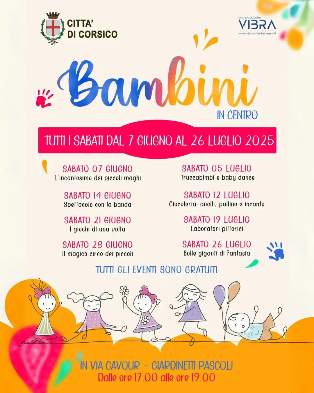 Image from Comune di Corsico: 🤹🏻♀ BAMBINI IN CENTRO! 💁🏻♀️ La rassegna estiva “Viva Corsico v...