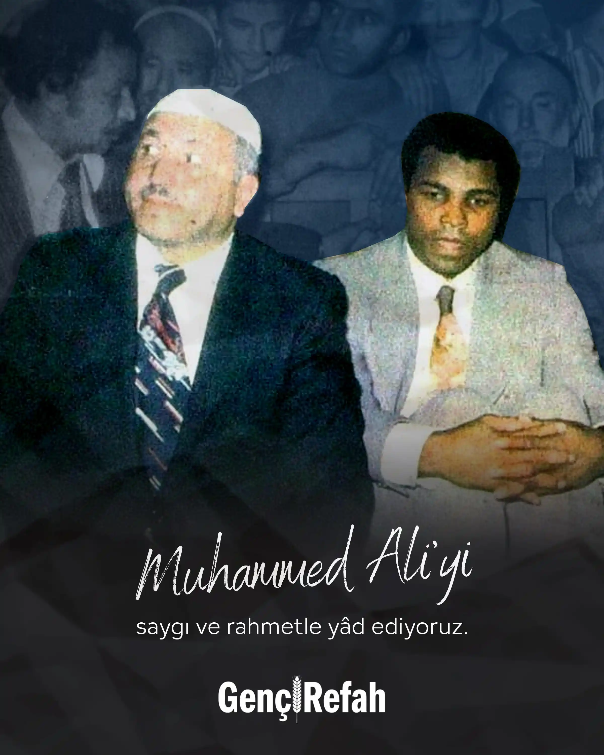 Image from Genç Refah: “Bana sarılan ilk beyaz lider, Erbakan’dır!” Ringlerin mücahidi, <a c...