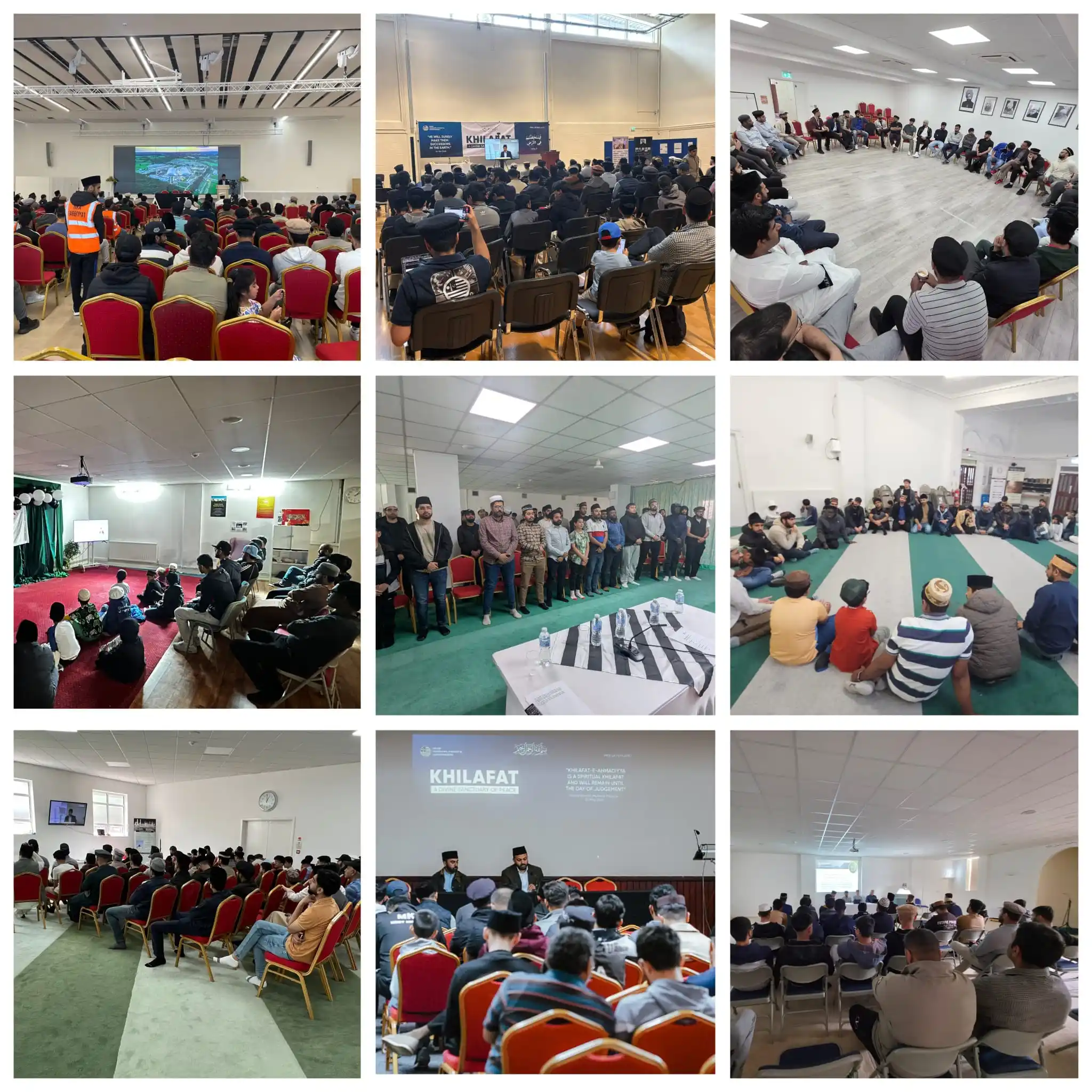 Image from MKA UK: By the Grace of Allah around 1200 Khuddam and Atfal attended Khilafat ...