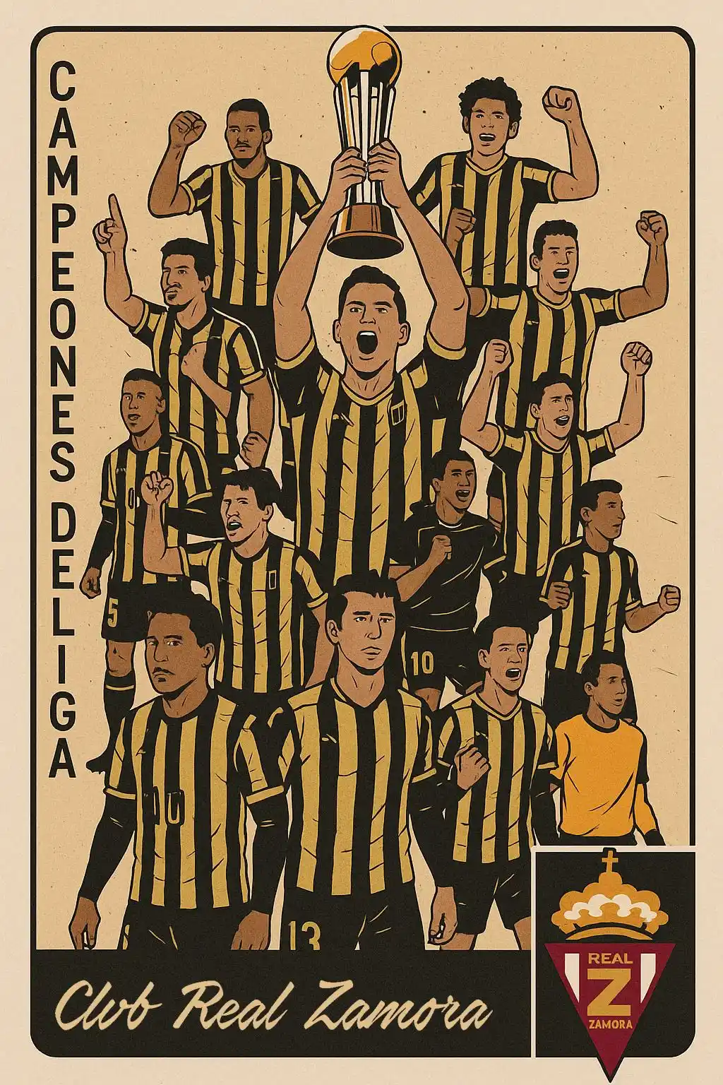 Image from Club Real Zamora: CAMPEONES. ZAMORA HISTÓRICO. ¡¡EL ZAMORA ES CAMPEÓN DEL CLAUSURA 2025...