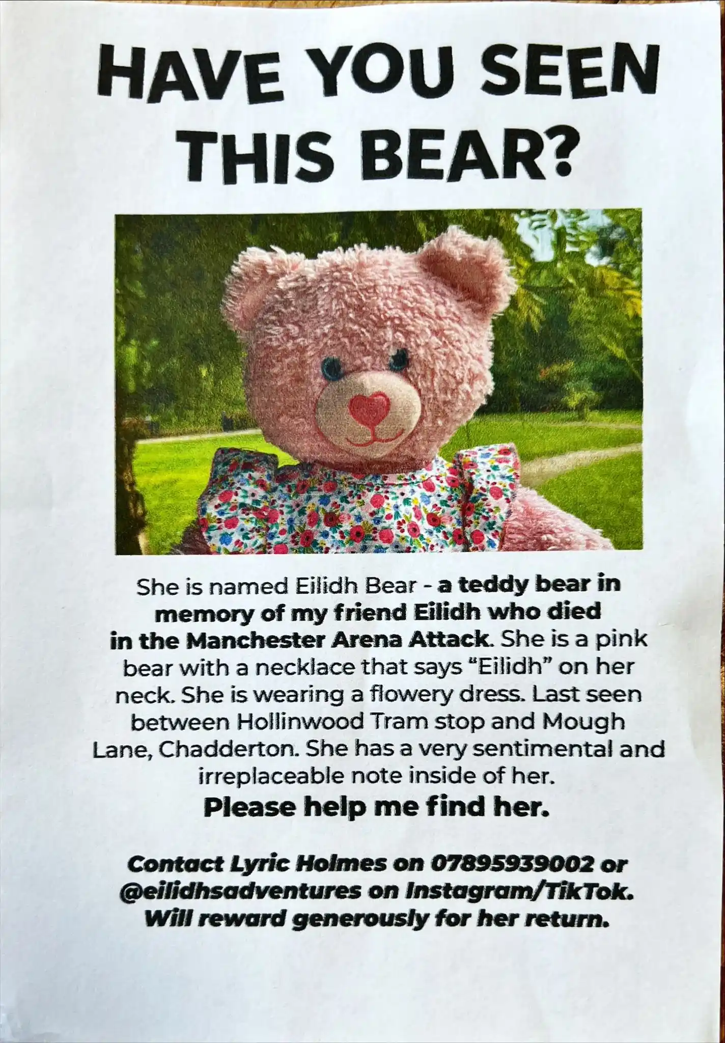 Image from Whitegate End Primary School: Can you help a member of our community?   <a class="text-blue-500 hove...