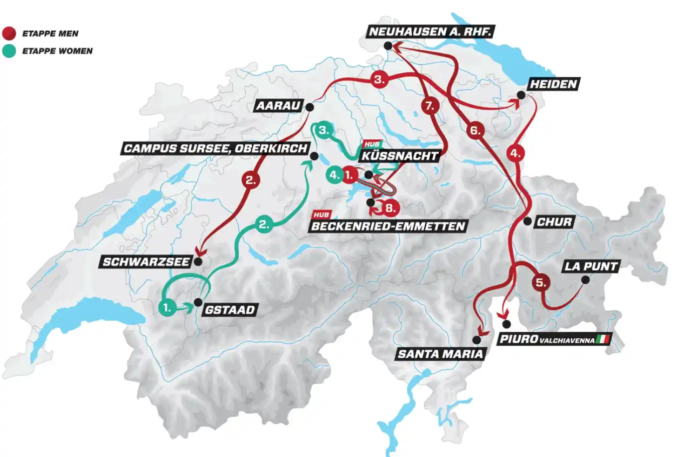 Image from LA BREGAGLIA - Di tutto per tutti: Chiusura tra Chiavenna e Castasegna Per evento sportivo. Chiusura tot...