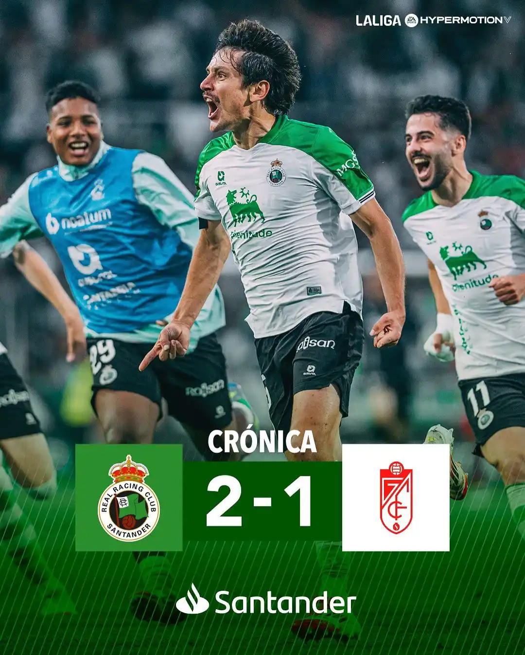 Image from Real Racing Club: 📝 CRÓNICA | Victoria sobre el Granada CF para certificar el playoff c...