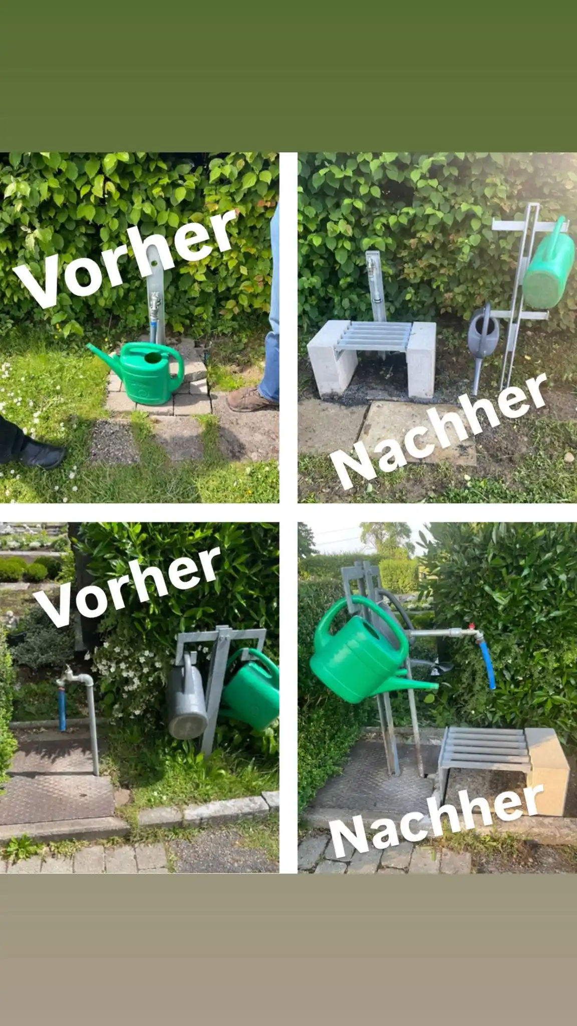 Image from Ralf Dörr für DICH, für UNS, für KÖNIGHEIM: Der Bauhof hat die Wasserentnahmestellen auf dem **Friedhof PÜLFRINGEN...