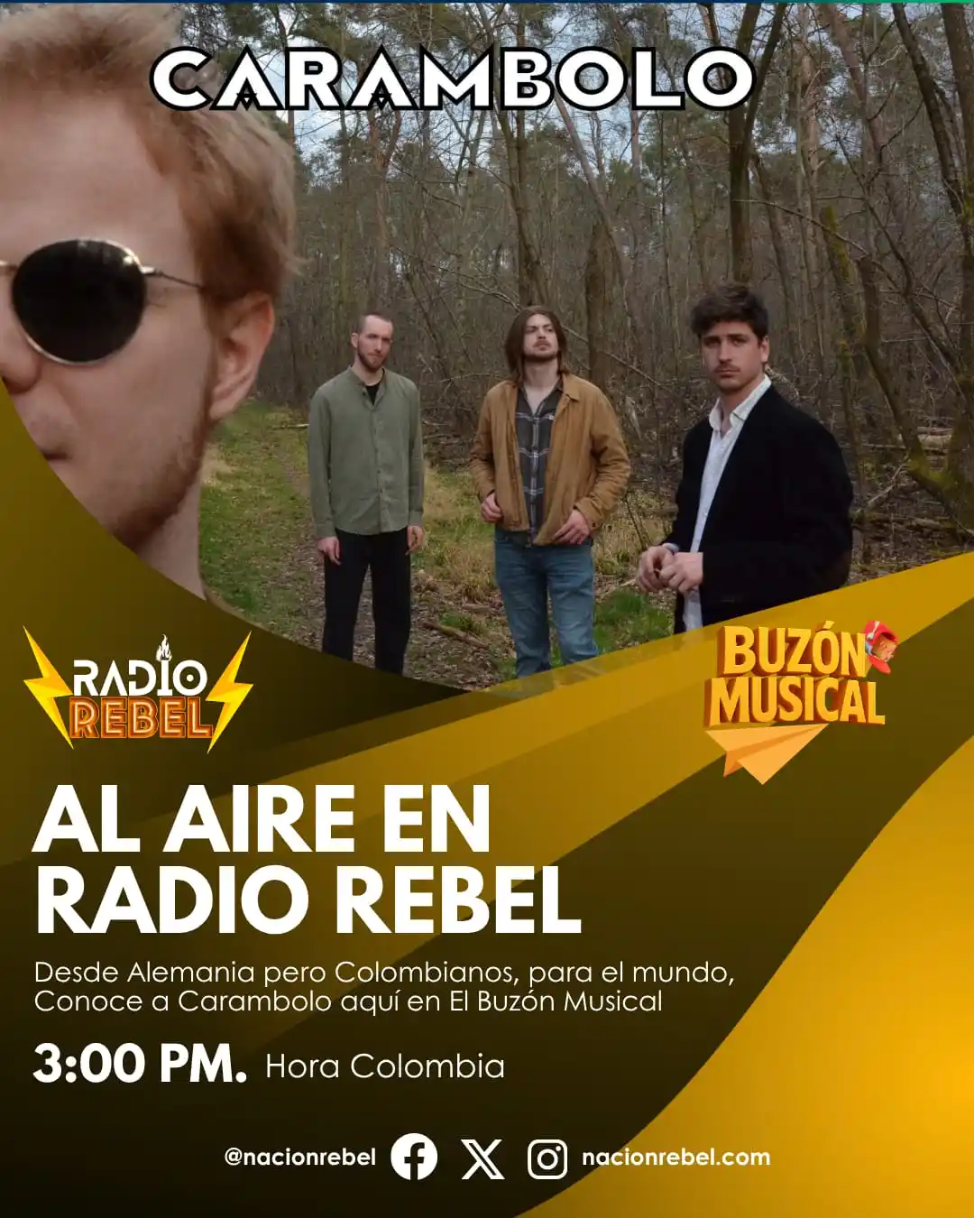 Image from Emisora Radio Rebel: _DESDE ALEMANIA PERO COLOMBIANOS, Y PARA EL MUNDO 🇩🇪🤝🇨🇴_ *Caramb...