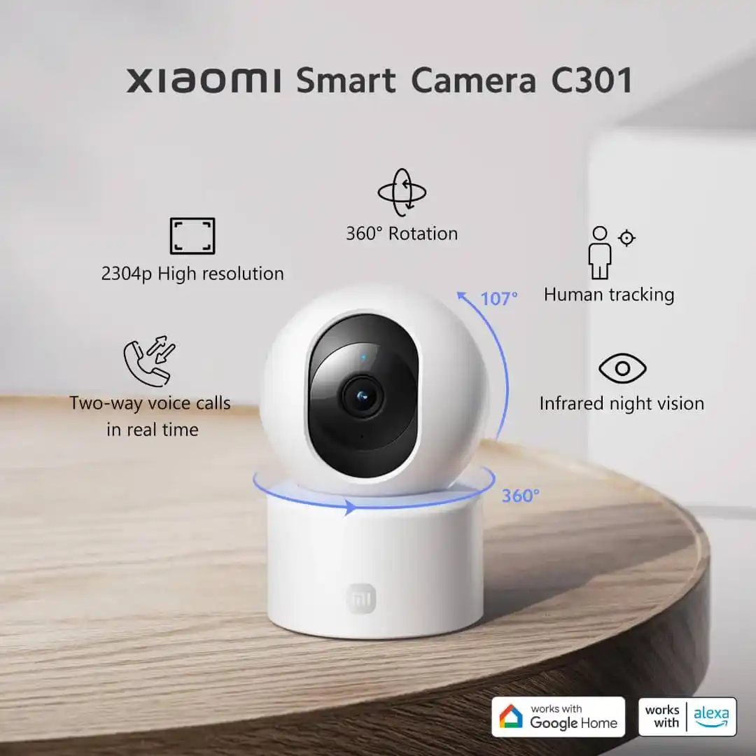 Image from گجت هوشمند: دوربین هوشمند خانگی شیائومی مدل c301 Xiaomi smart camera C301 https:...