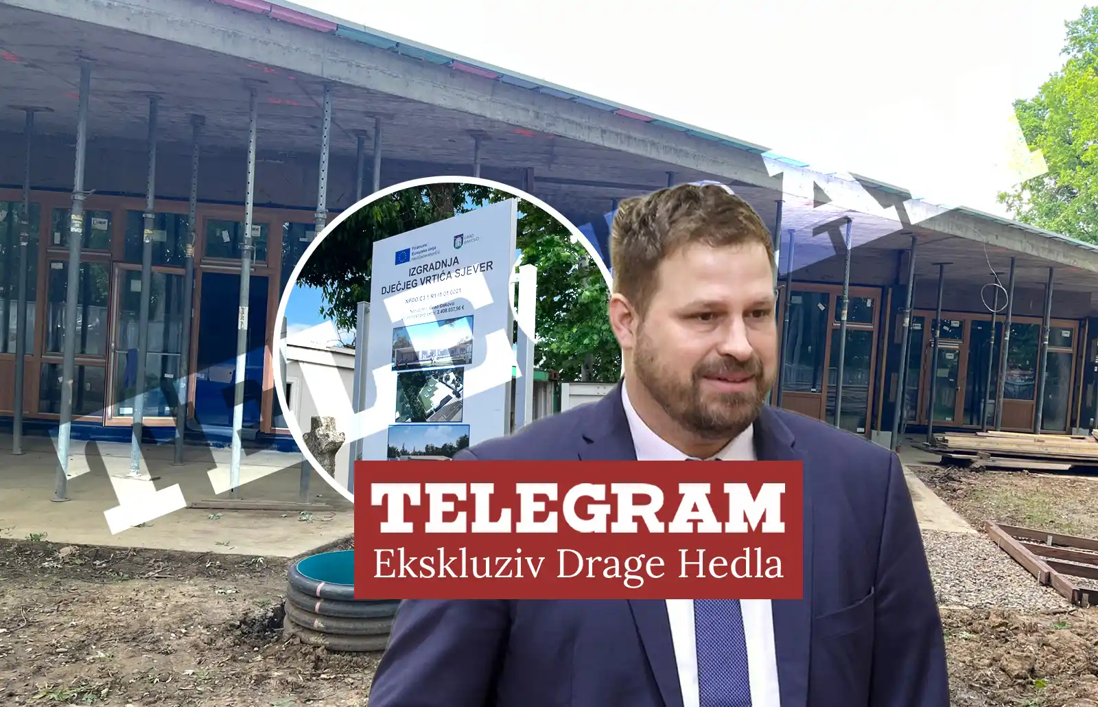 Image from Telegram.hr: Ekskluziv. Braća šefa splitskog HDZ-a dovlače zemlju s divljeg deponij...