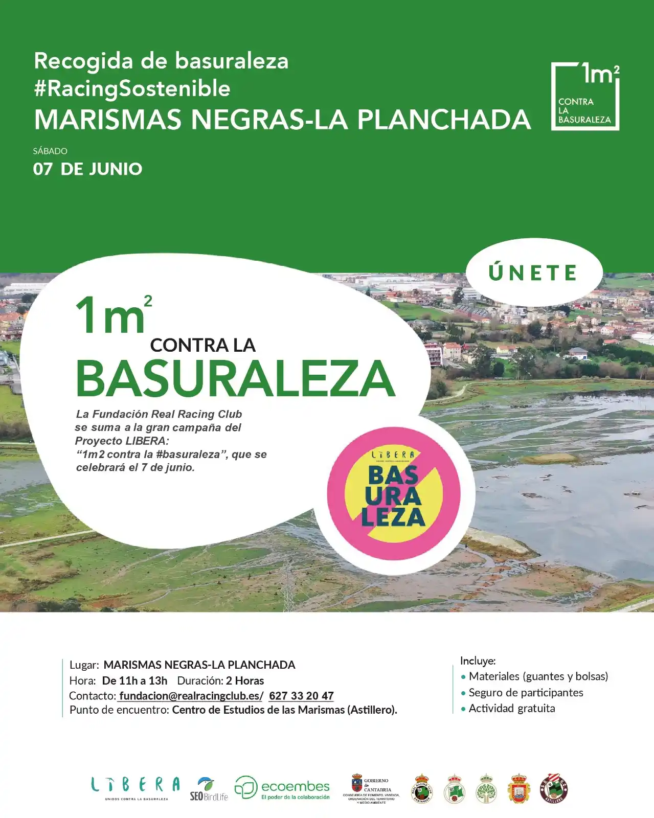 Image from Real Racing Club: 🌿 El 7 de junio nos unimos a Grupo Local SEO-Cantabria y el Ayuntamie...